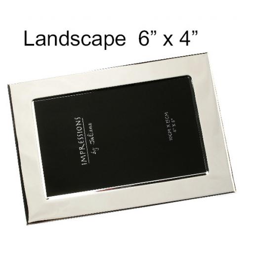 Personalised Silver 6 x 4 Photo frame