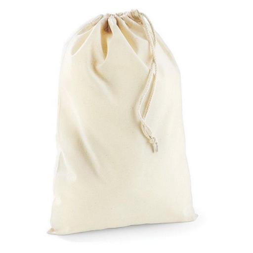 Personalised Boys Initial Cotton Drawstring Bag