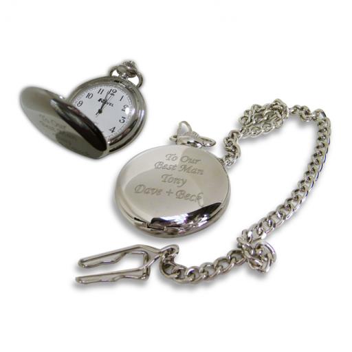 Personalised Pocket Watch Gift Boxed