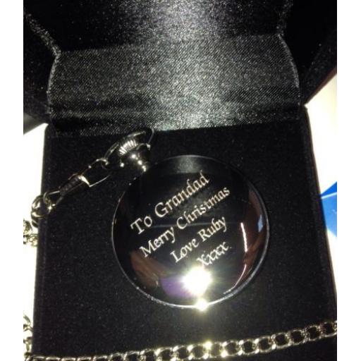 Personalised Pocket Fob Watch With Gift box