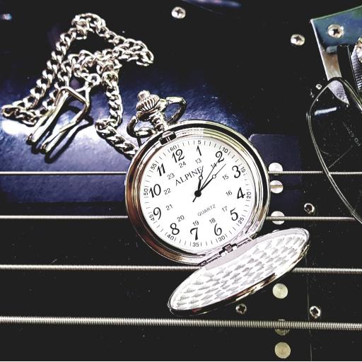 Personalised (Silver) Pocket Fob Watch